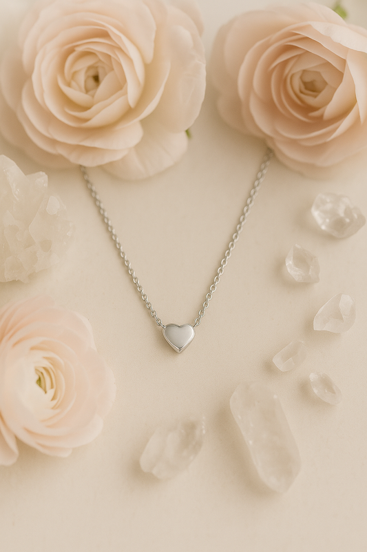 silver necklace 